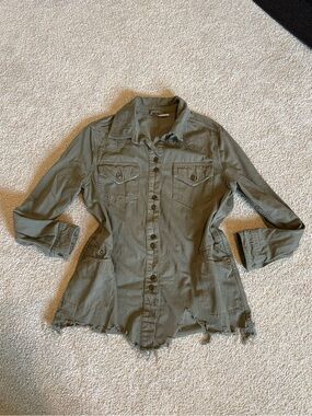 Free People Moonchild Olive Jacket